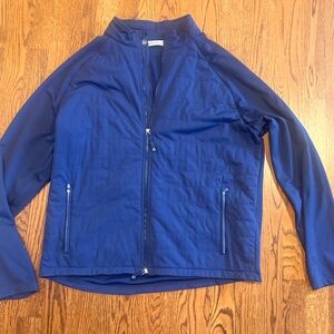 Peter Millar Navy zipper Hybrid Jacket Large LIKE NEW